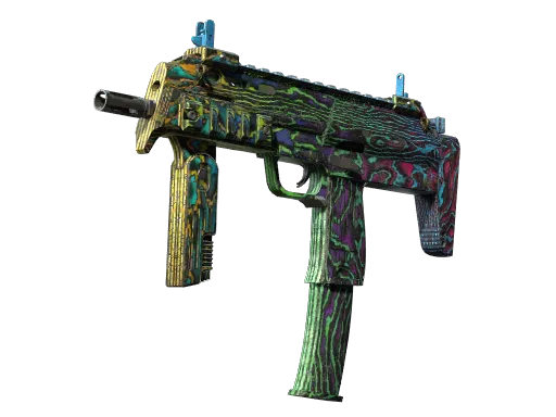 MP7 | Neon Ply (Battle-Scarred)
