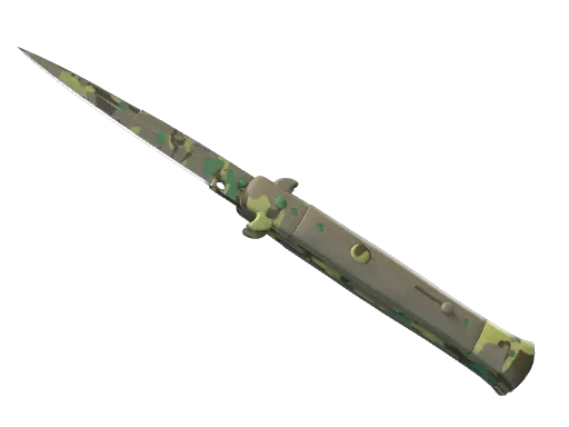 ★ Stiletto Knife | Boreal Forest (Well-Worn)