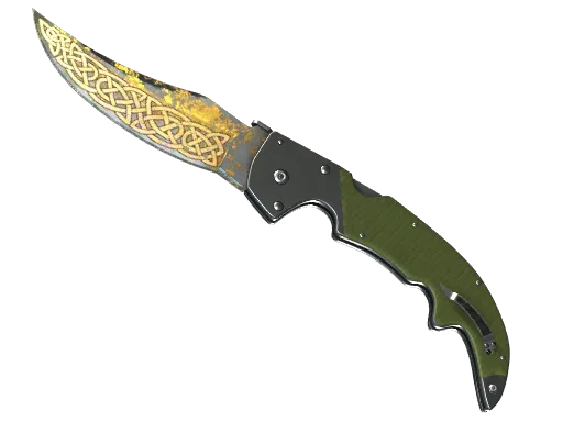 ★ StatTrak™ Falchion Knife | Lore (Battle-Scarred)