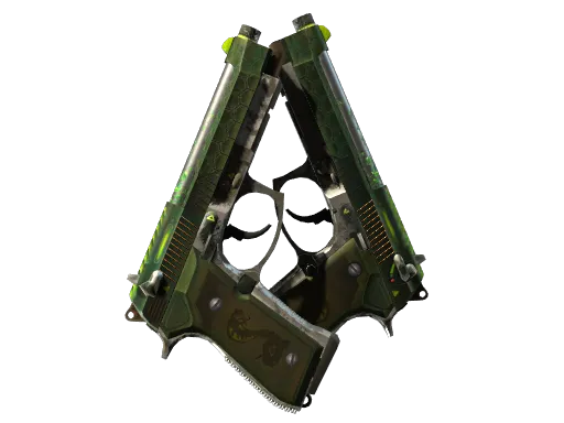 Dual Berettas | Cobra Strike (Battle-Scarred)