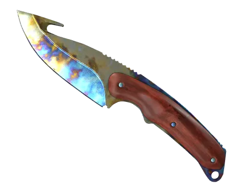 ★ StatTrak™ Gut Knife | Case Hardened (Well-Worn)