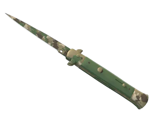 ★ Stiletto Knife | Forest DDPAT (Well-Worn)