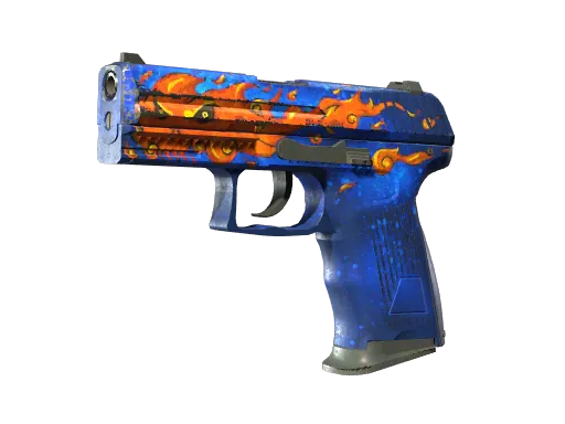 StatTrak™ P2000 | Fire Elemental (Battle-Scarred)