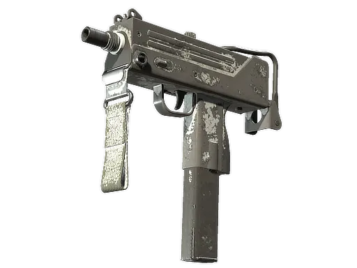 MAC-10 | Snow Splash (Battle-Scarred)
