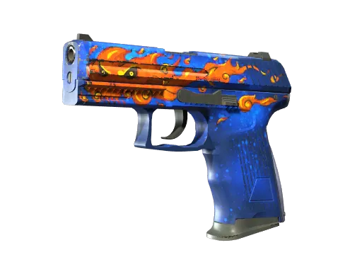 StatTrak™ P2000 | Fire Elemental (Well-Worn)