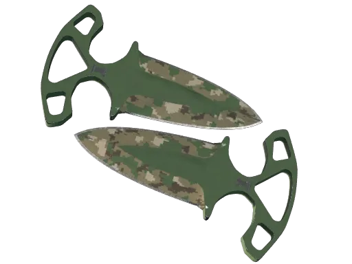 ★ StatTrak™ Shadow Daggers | Forest DDPAT (Well-Worn)