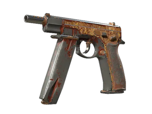 CZ75-Auto | Honey Paisley (Battle-Scarred)