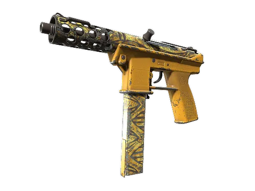 Tec-9 | Banana Leaf (Well-Worn)