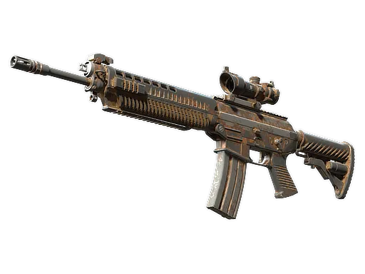 SG 553 | Safari Print (Battle-Scarred)