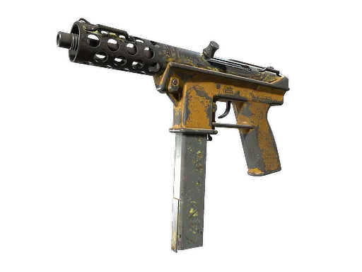 Tec-9 | Banana Leaf (Battle-Scarred)
