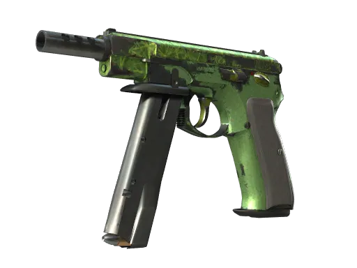 CZ75-Auto | Emerald Quartz (Battle-Scarred)