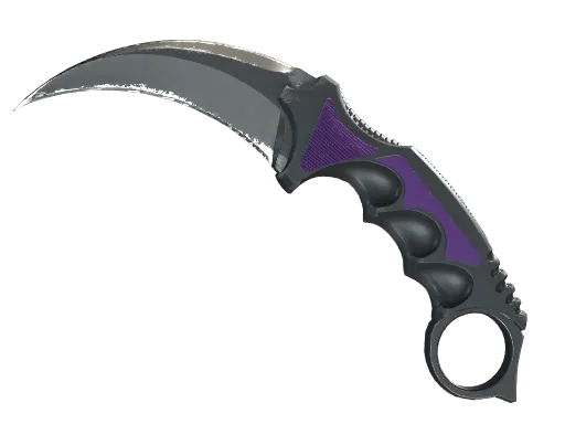 ★ StatTrak™ Karambit | Ultraviolet (Well-Worn)