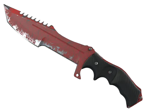 ★ StatTrak™ Huntsman Knife | Crimson Web (Well-Worn)