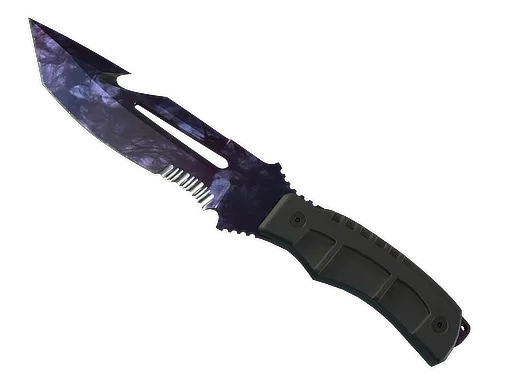 ★ StatTrak™ Survival Knife | Doppler Black Pearl (Minimal Wear)