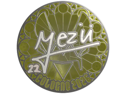Sticker | mezii (Foil) | Cologne 2026