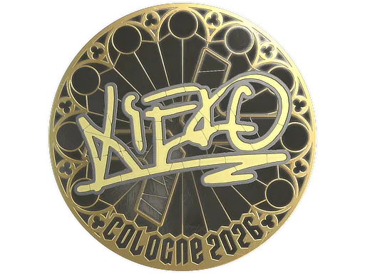 Sticker | xiELO (Gold) | Cologne 2026