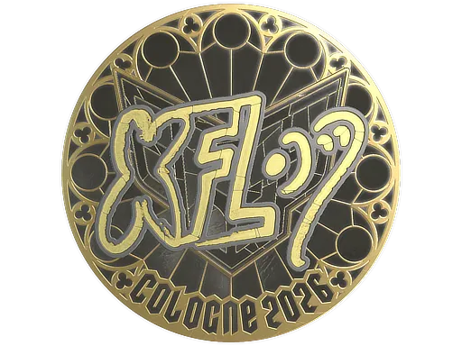 Sticker | xfl0ud (Gold) | Cologne 2026