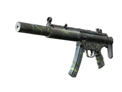 Souvenir MP5-SD | Lime Hex (Minimal Wear)