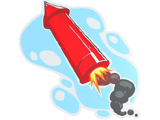 Sticker | Big Red Rocket