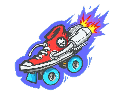 Sticker | Rocket Skates