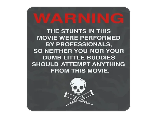Sticker | WARNING