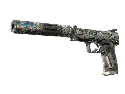 USP-S | Spiral Glitch (Battle-Scarred)