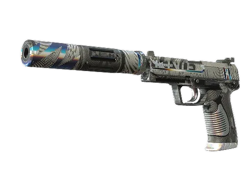 USP-S | Spiral Glitch (Well-Worn)