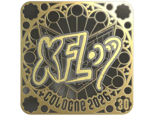Sticker | xfl0ud (Gold, Ranked) | Cologne 2026