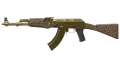 AK-47 | Gold Arabesque (Well-Worn)
