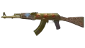 AK-47 | Gold Arabesque (Well-Worn)