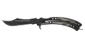 ★ Butterfly Knife | Black Laminate (Well-Worn)
