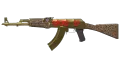 Souvenir AK-47 | Gold Arabesque (Field-Tested)