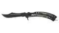★ Butterfly Knife | Black Laminate (Well-Worn)