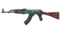 StatTrak™ AK-47 | Fire Serpent (Well-Worn)