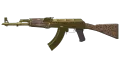 AK-47 | Gold Arabesque (Battle-Scarred)