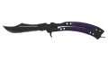 ★ StatTrak™ Butterfly Knife | Ultraviolet (Well-Worn)