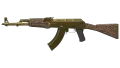 AK-47 | Gold Arabesque (Battle-Scarred)