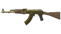 AK-47 | Gold Arabesque (Well-Worn)