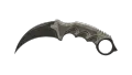 ★ StatTrak™ Karambit | Black Laminate (Battle-Scarred)