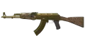 AK-47 | Gold Arabesque (Battle-Scarred)