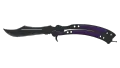 ★ StatTrak™ Butterfly Knife | Ultraviolet (Well-Worn)