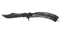★ Butterfly Knife | Black Laminate (Well-Worn)
