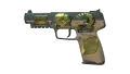 Souvenir Five-SeveN | Contractor (Well-Worn)