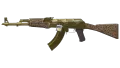 Souvenir AK-47 | Gold Arabesque (Well-Worn)