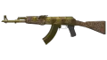 AK-47 | Gold Arabesque (Battle-Scarred)