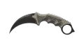 ★ StatTrak™ Karambit | Black Laminate (Well-Worn)