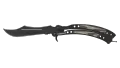 ★ Butterfly Knife | Black Laminate (Well-Worn)