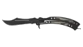 ★ Butterfly Knife | Black Laminate (Well-Worn)