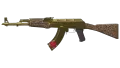 AK-47 | Gold Arabesque (Battle-Scarred)