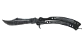 ★ StatTrak™ Butterfly Knife | Stained (Well-Worn)